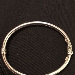 14 K white gold baby bracelet